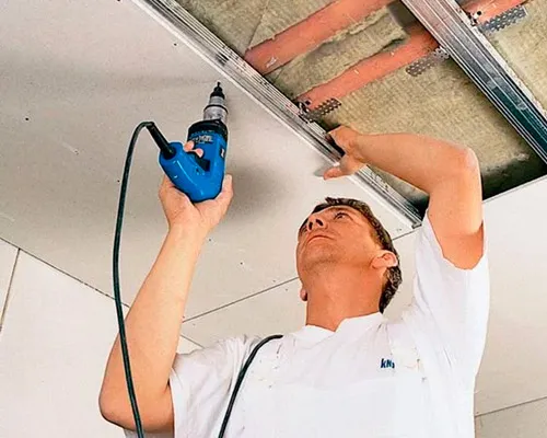 Монтаж гипсокартона